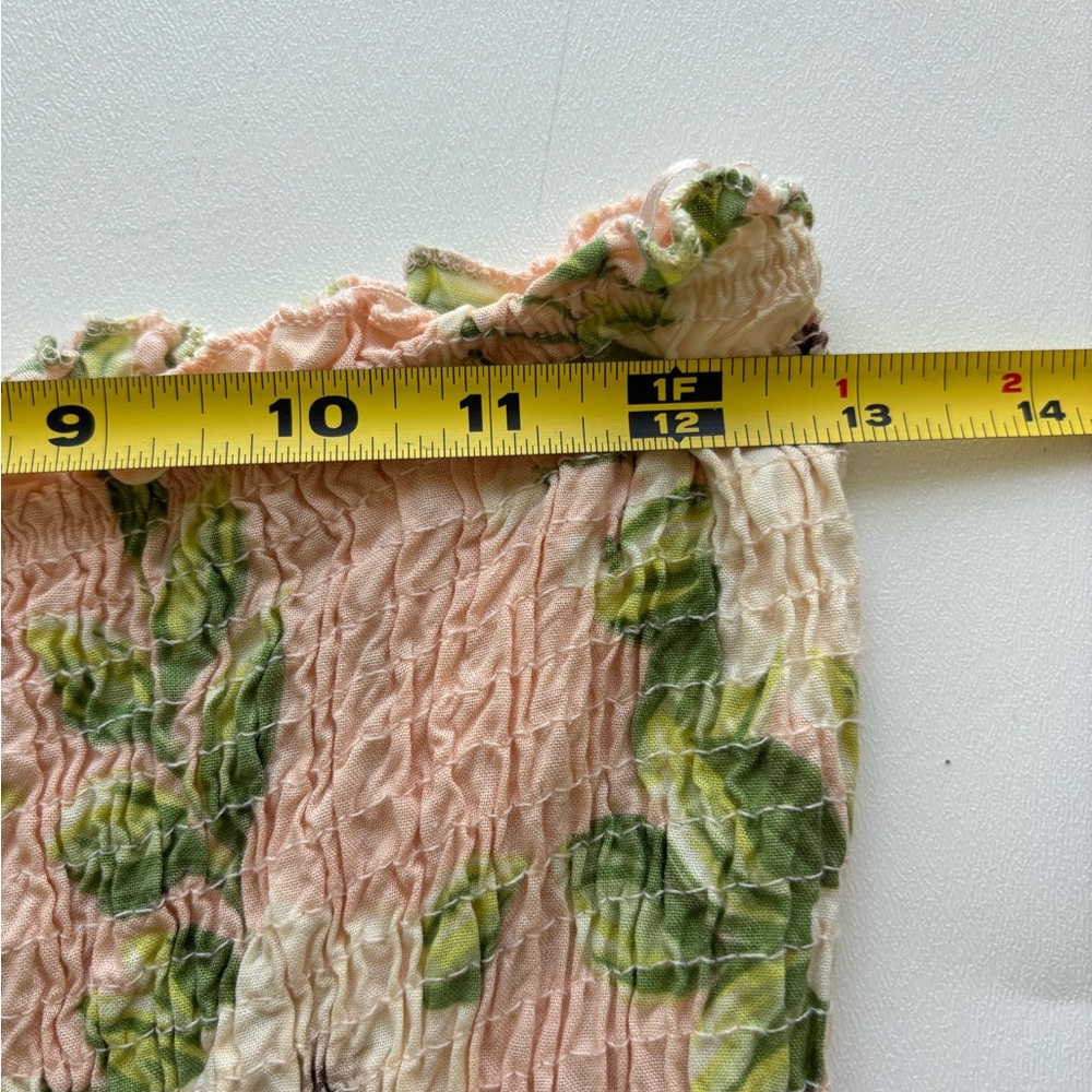 Kiwi + Punch Miami large smocked floral tiered sundress dress multicolor prairie - Picture 5 of 11